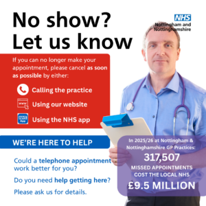 No Show Let Us Know